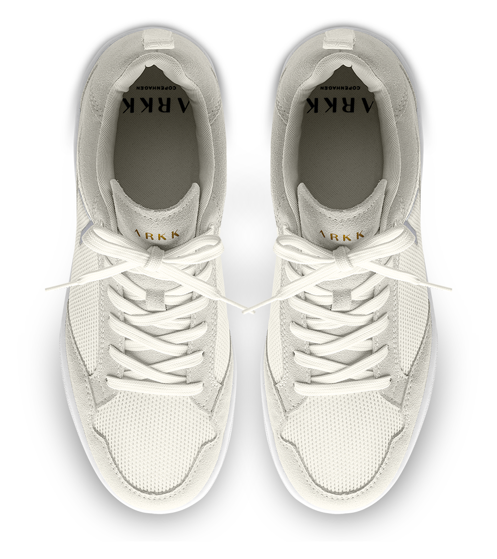 ARKK Collection Visuklass Mesh Suede S-C18 | White Marshmallow | Women Visuklass
